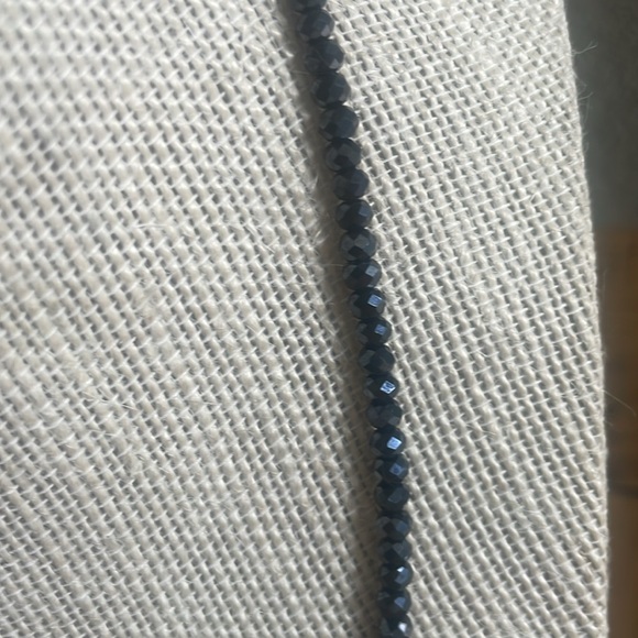 Blue/black Crystal necklace in size 17” - Picture 3 of 4